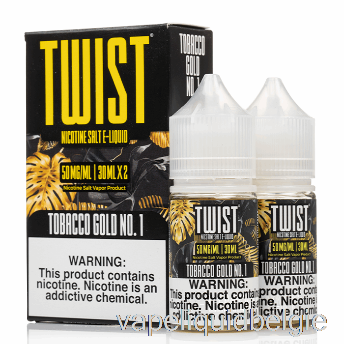 Vape Vloeibare Tabak Goud Nr. 1 - Twist-zout E-vloeistof - 60 Ml 35 Mg